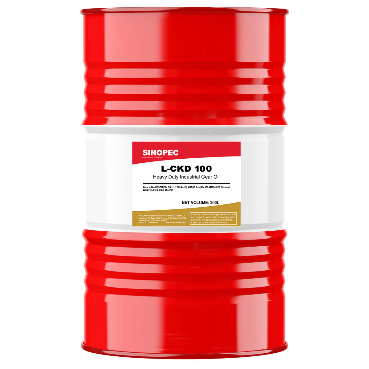 Gear 100 | 200L | L-CKD 100 Heavy Duty Industrial Gear Oil - Drum