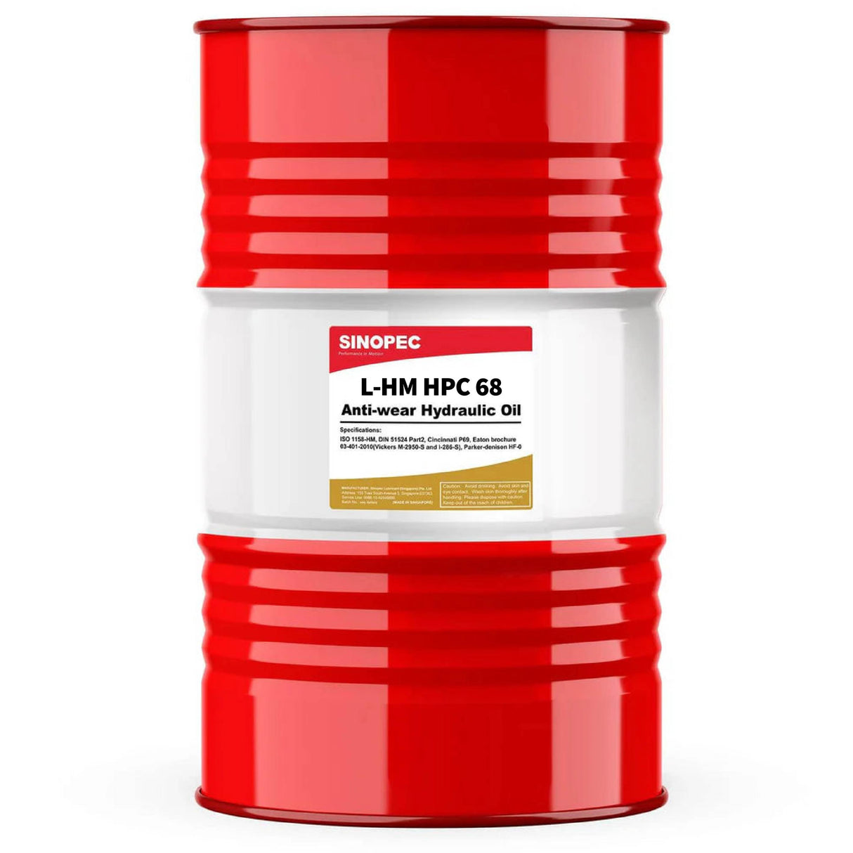 L-HM HPC ISO VG 68 Antiwear Hydraulic Oil 200L Drum