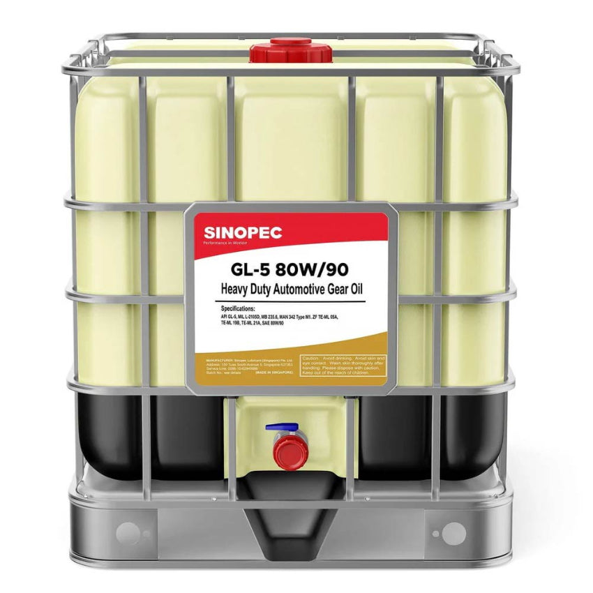GL-5 80W90 Heavy Duty Automotive Gear Oil 1000L IBC