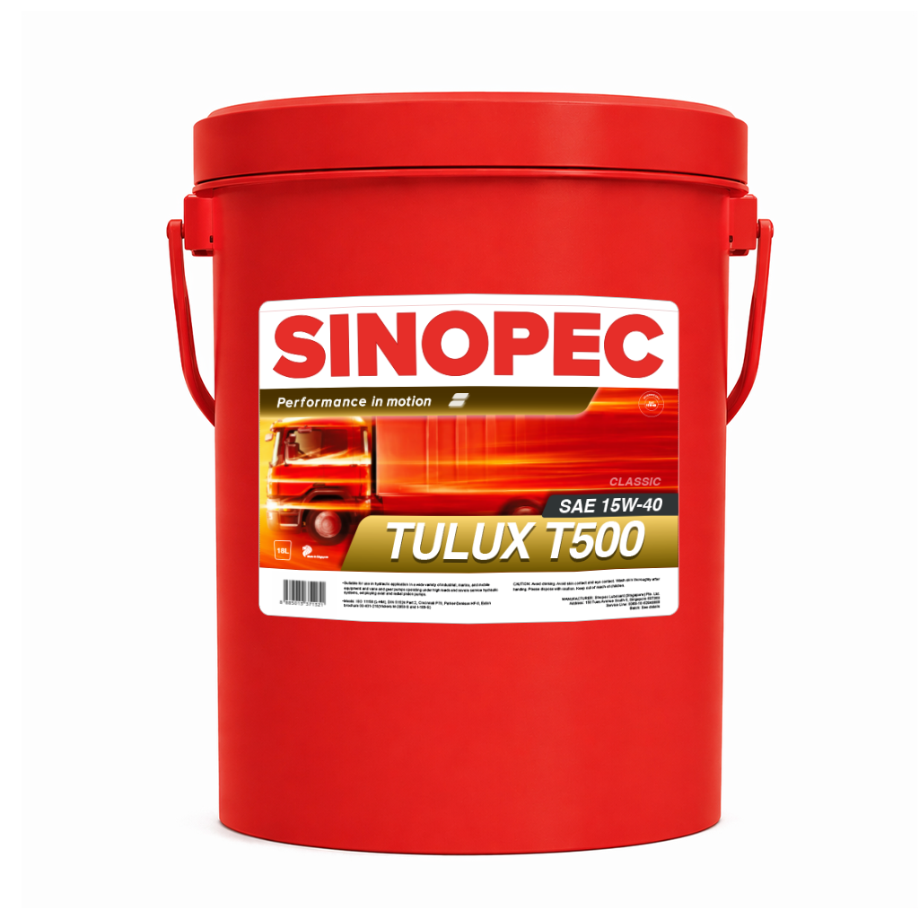 Tulux 15W-40 T500 Heavy Duty Diesel Engine Oil ACEA E7 CI-4