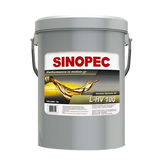 Front image of Sinopec L-HV 100 pail of 18L.