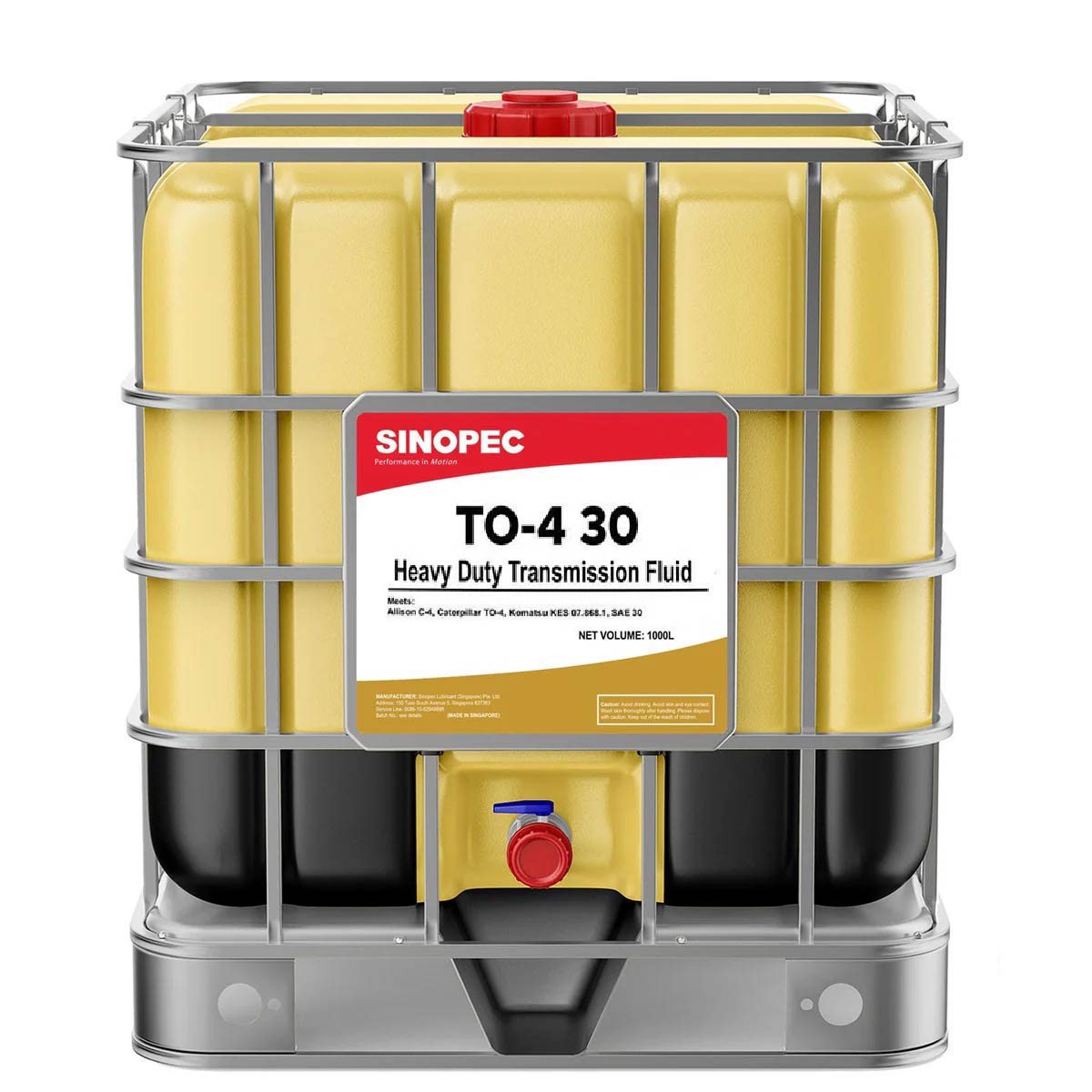 TO-4 SAE 30 | 1000L | Heavy Duty Transmission Fluid - IBC